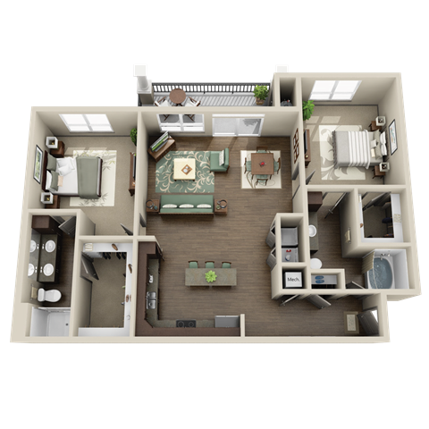 Arden Woods B3A Floor Plan